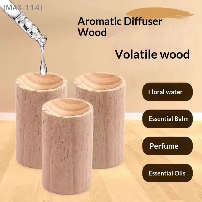 【MAX-114】Tumbler Wood Diffuser Flameless Aromatherapy Essential Oil Diffuser Mosquito Repellent Device【WX】