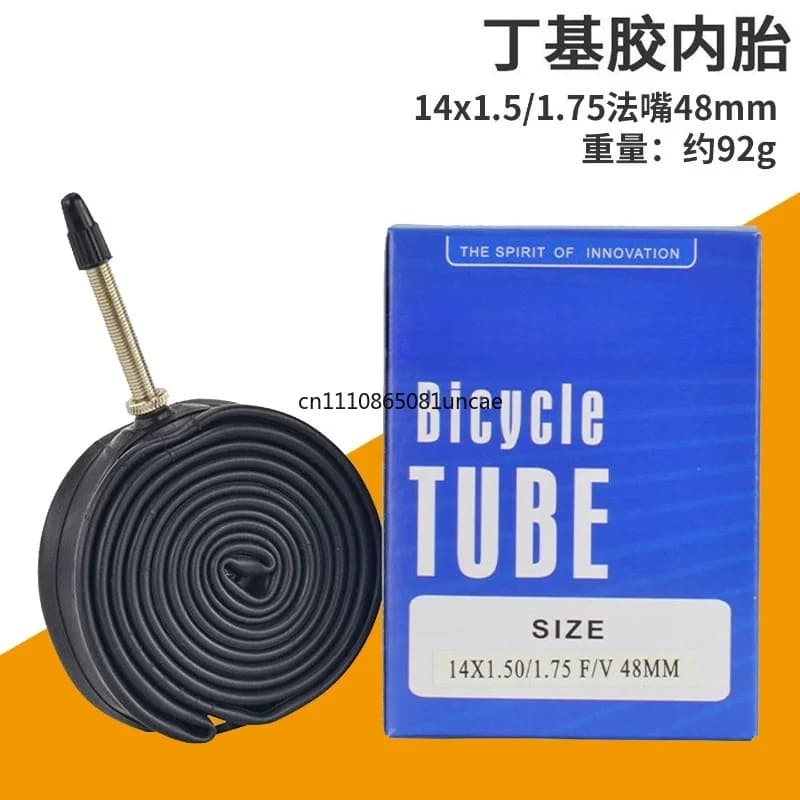 For 14 Inch BMX Butyl Rubber Lightweight Inner Tube 14x1.5‑1.75 Presta Valve Small Wheel Bicycle Replacement Spare Parts
