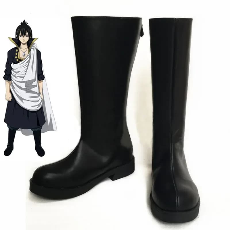 Nuove scarpe Anime Zeref Stivali cosplay