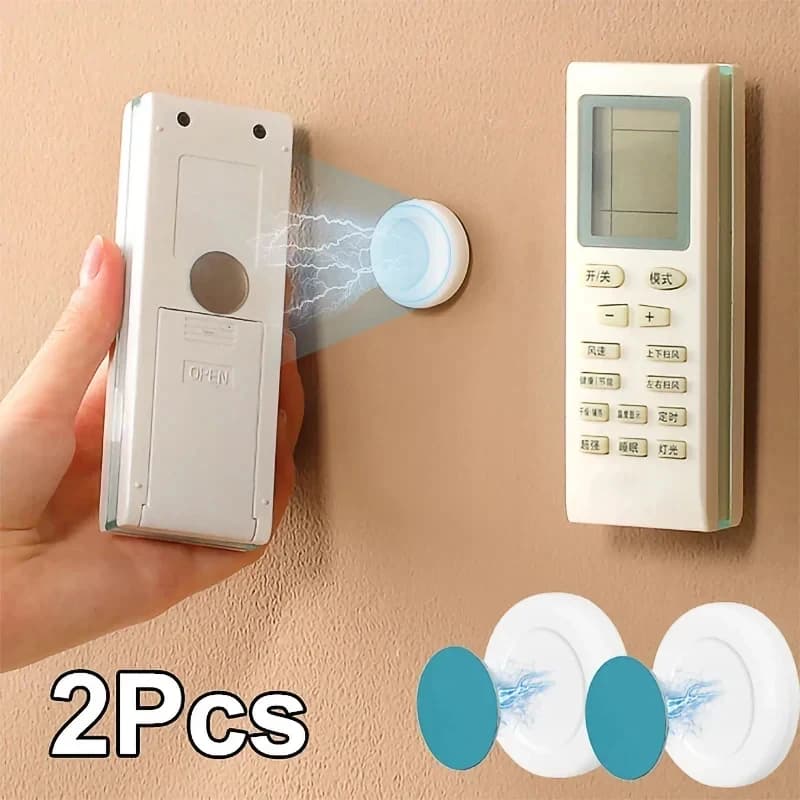 Set di 4 Ganci Magnetici da Parete, Supporto Magnetico Forte per Frigorifero, Telecomando, Organizzatore Domestico
