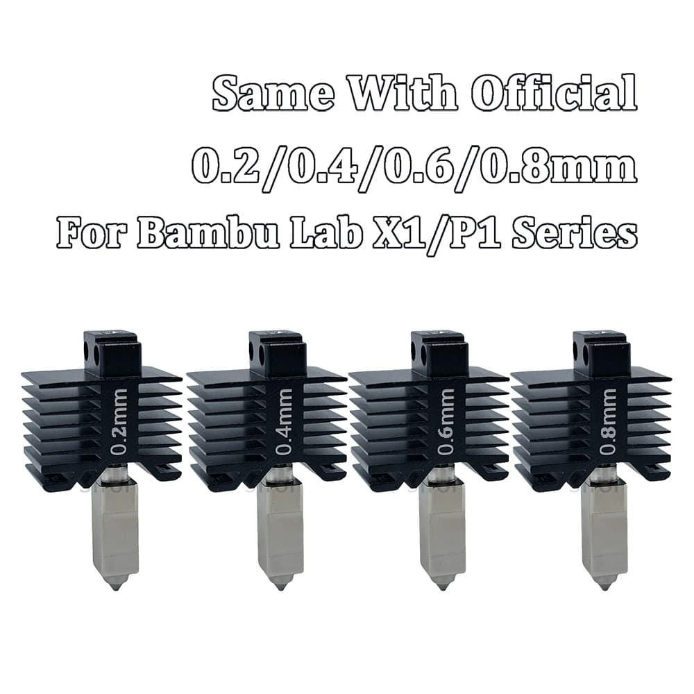 NUOVO Kit Hotend per Bambu Lab X1 P1, Testina di Stampa con Termistore e Riscaldatore in Ceramica per Stampanti 3D Bambu Lab X1C P1P P1S