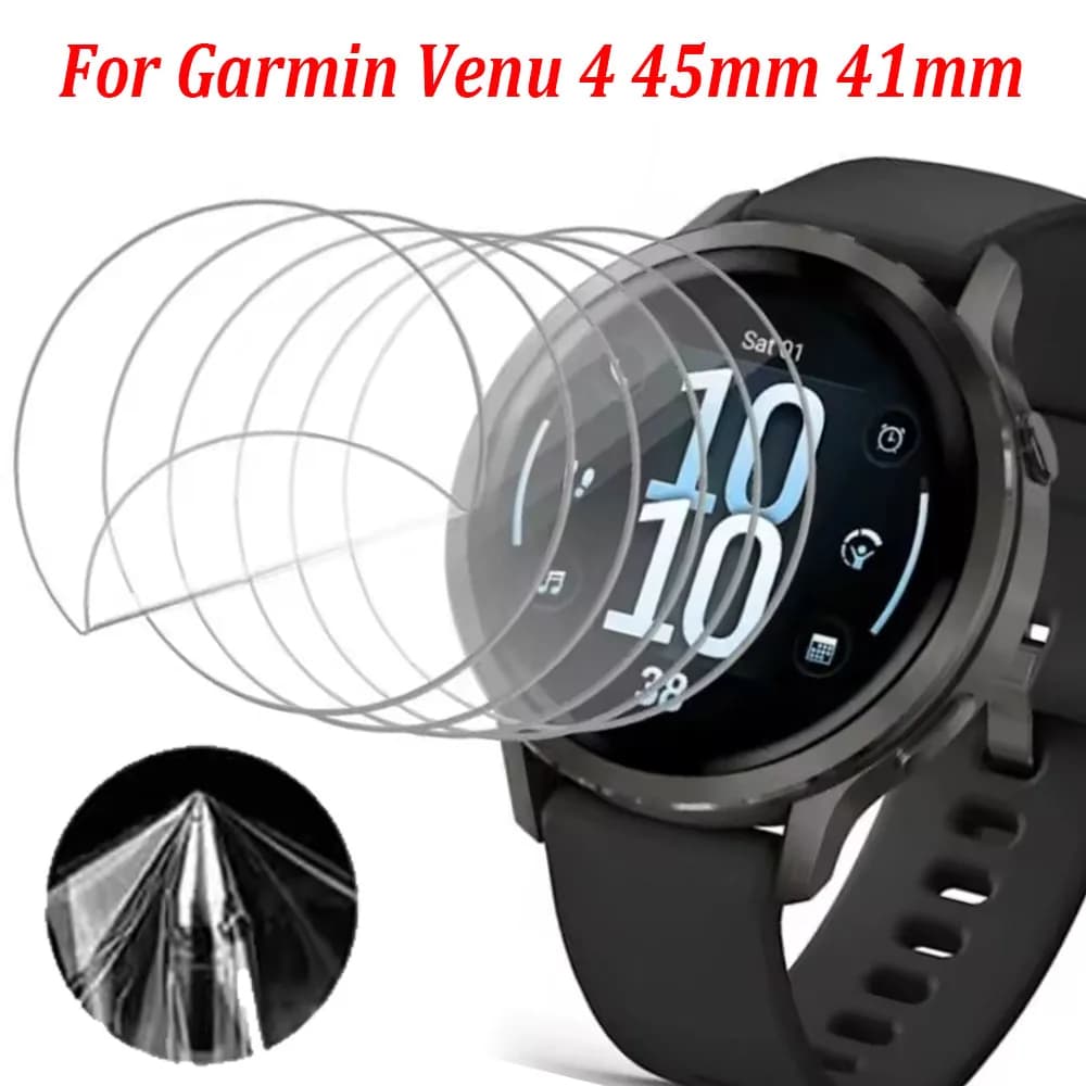 1-3PCS Soft Screen Protector For Garmin Venu 4 45mm 41mm Smartwatch Anti-scratch Idrogel TPU Film For Garmin Venu 4 accessories