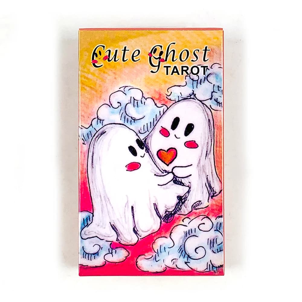 Cute Ghost Tarot Cards A 78 Deck Oracle English Visions Divination Edition Borad Playing Games,Entertainment Party Board Game