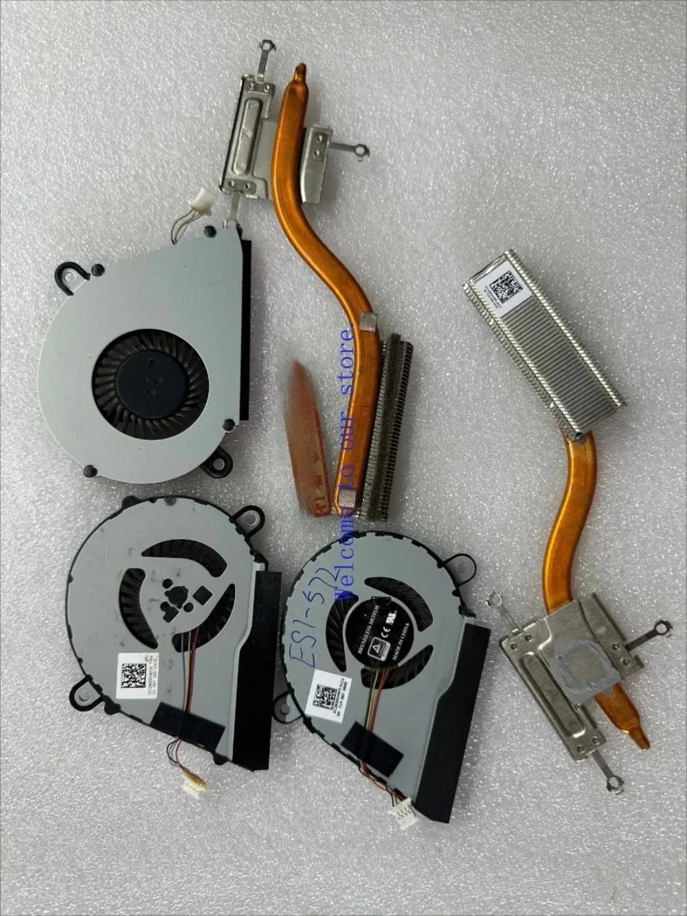 Laptop CPU Turbo Cooling Fan Heatsink AT1NX0010R0 Replacement Radiator For Lenovo IdeaPad
