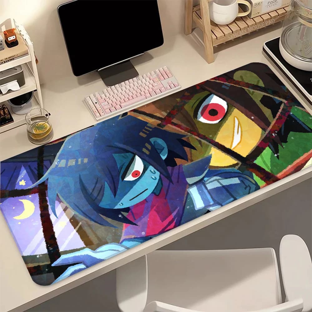 Tappetino da Gaming D-deltarune Extra Large, Tappetino per Scrivania, Tappeto per Tastiera PC, Tastiera Varmilo, Laptop, Anime Kawaii, Desktop per Gamer