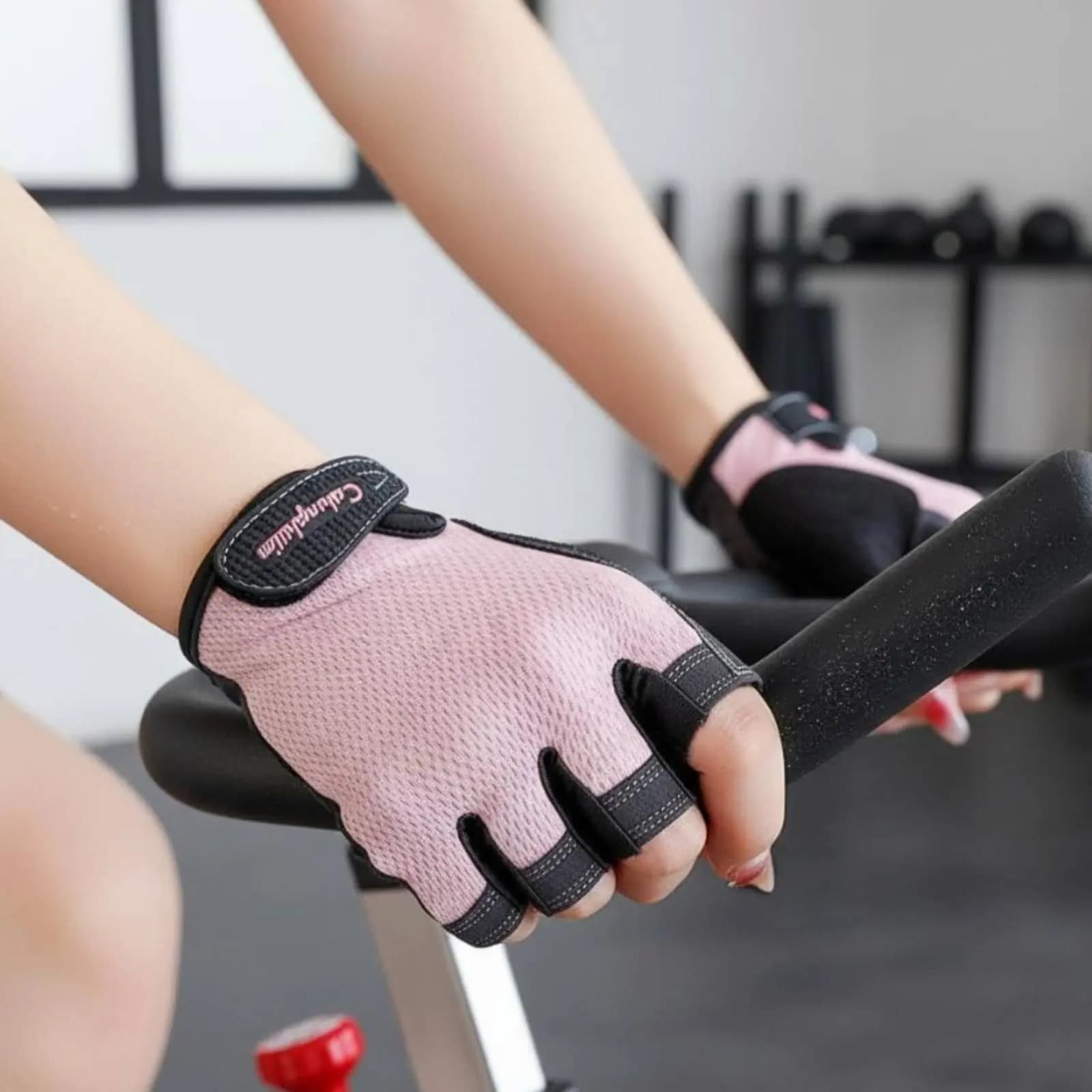 Guanti da Palestra Mezze Dita ad Asciugatura Rapida, Guanti da Allenamento Traspiranti Anti-Usura per Ciclisti e Arrampicata su Roccia