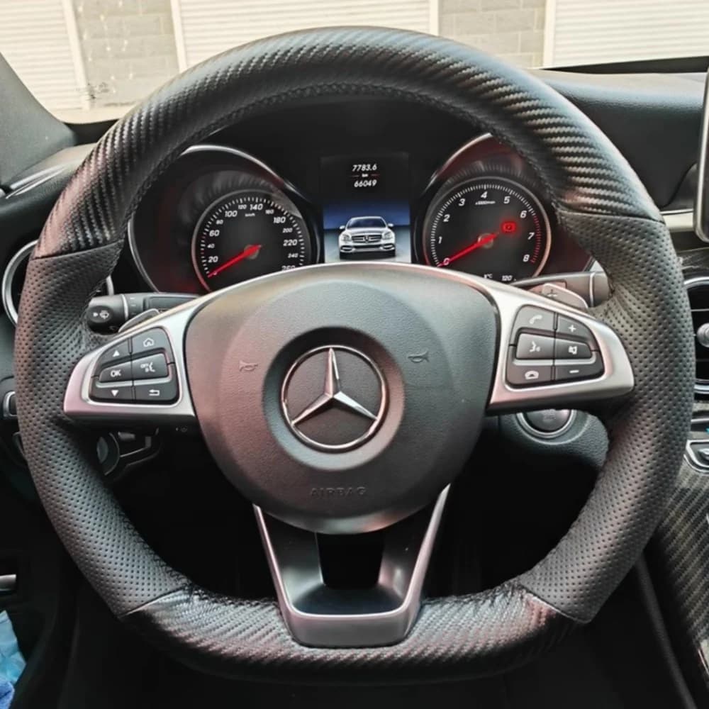 Carbon Fiber DIY Car Cover for Mercedes-Benz A45 AMG W205 C43 C63S AMG CLA45 CLS63 AMG GLC 43 63 AMG