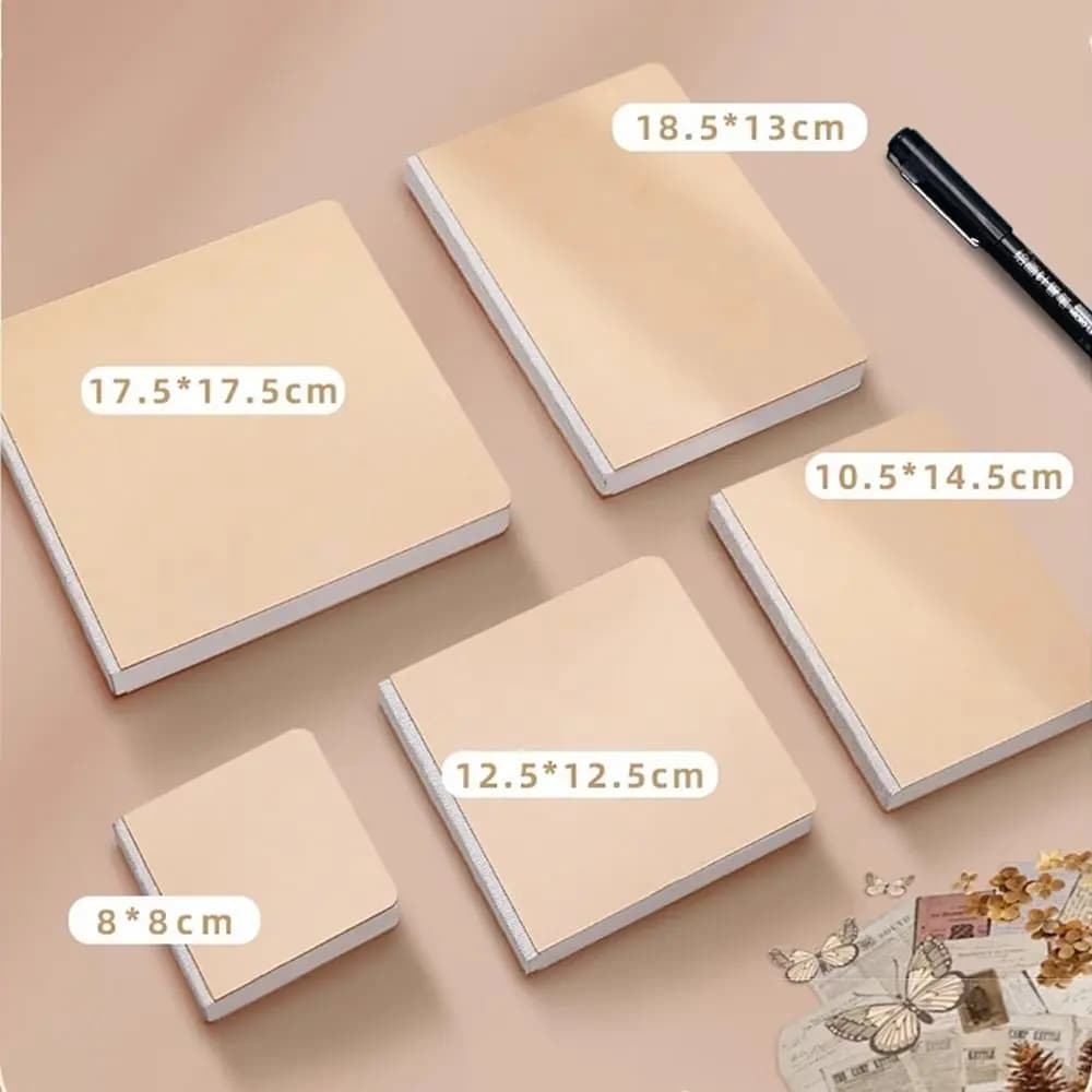 High-quality 58Sheets Paint Book Thick Paper Art Supplies Sketchbook Inspiration Record Portable Blank Book