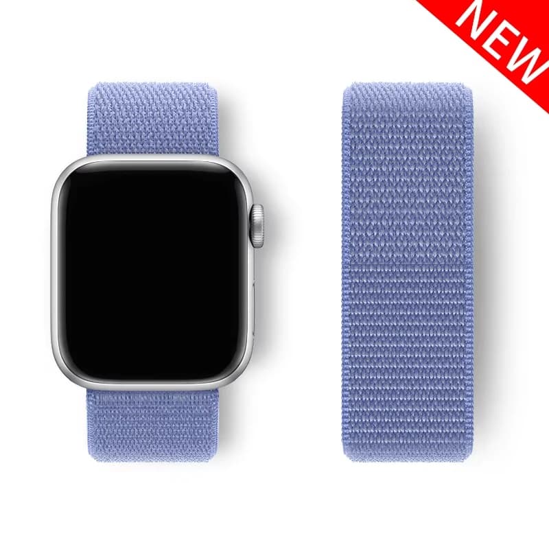 Nylon Loop For Apple Watch Strap 45mm 44mm 49mm 46mm 40mm 41mm 38mm 42mm Correa Bracelet iWatch Series 6 Se 7 8 9 10 ultra2 band