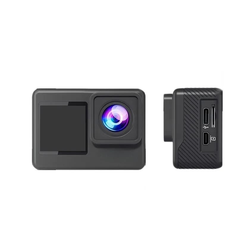 Ultra HD 5K Action Camera Waterproof Anti Shake Outdoor Sports Camcorder Touch Screen Dual Screen Helmet Bicycle Ski Diving Vlog