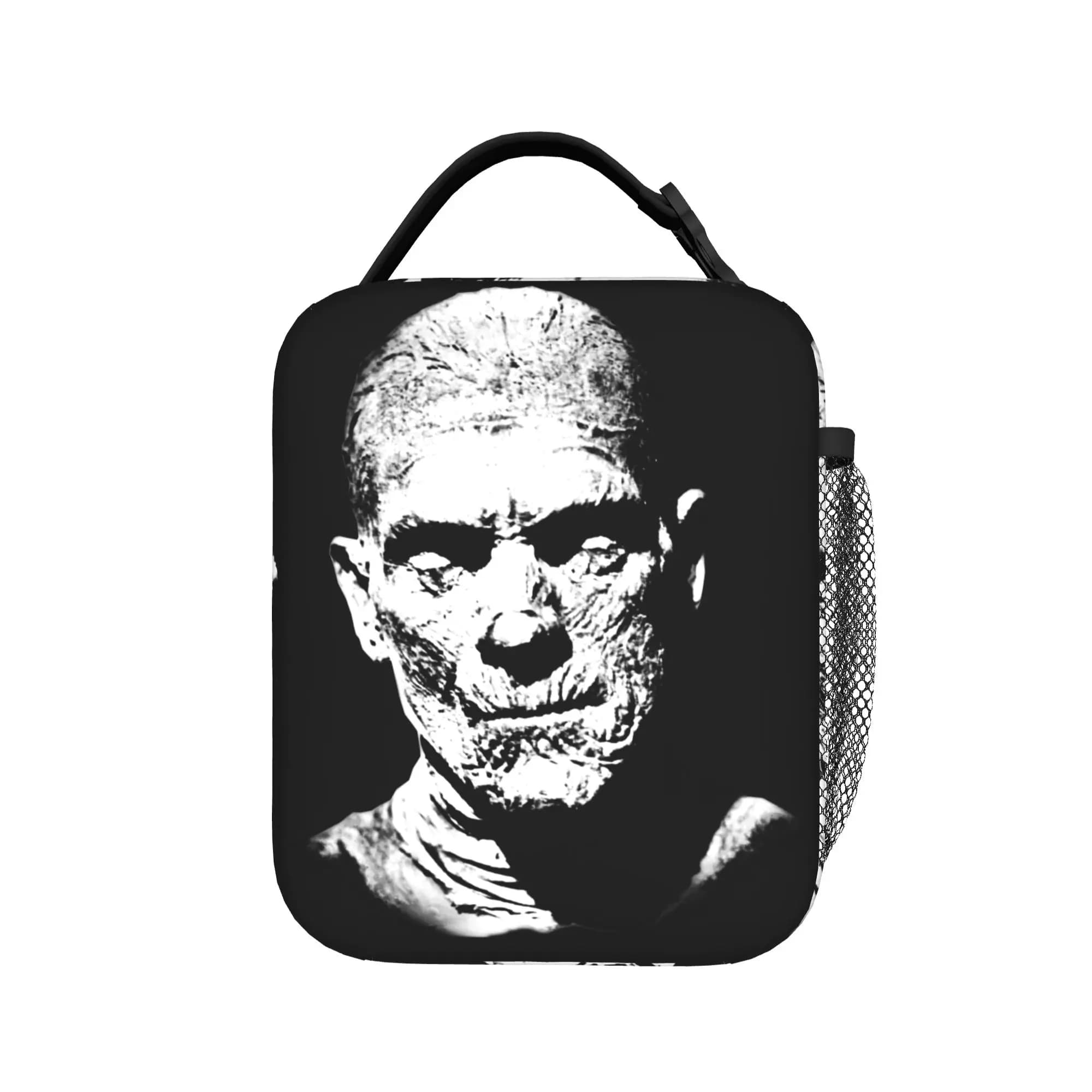 Borsa termica per il pranzo Mummy 1932 Design, grande, con stampa del film horror The Mummy, borsa porta pranzo, borsa termica per il lavoro, il picnic e il trasporto di alimenti