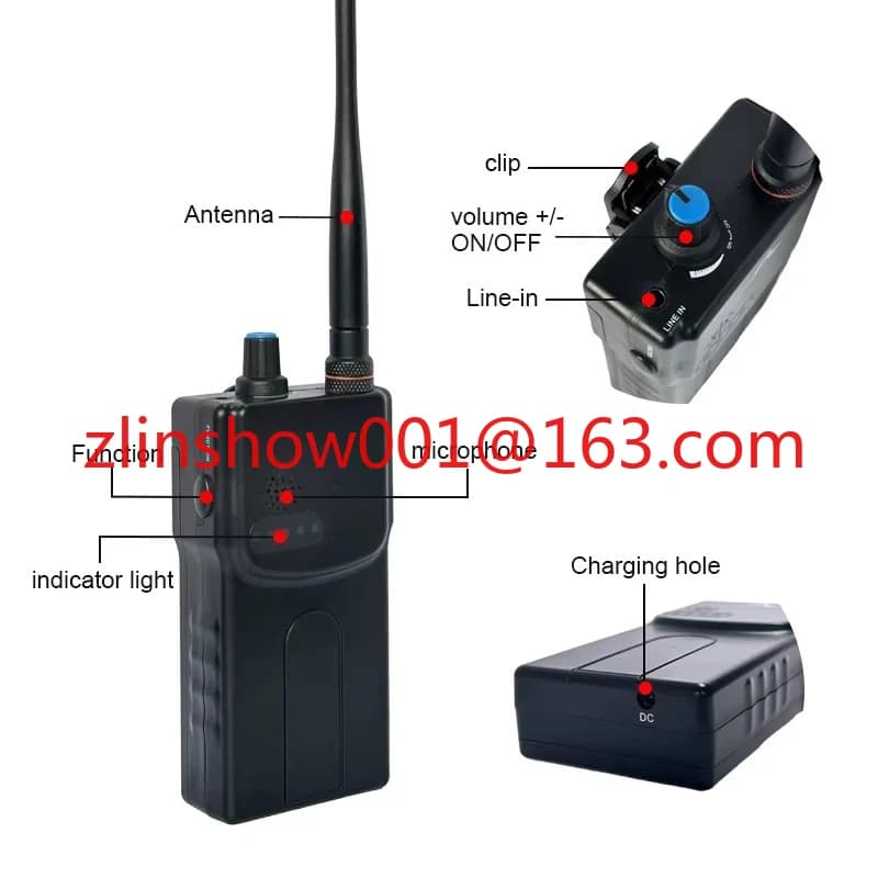 Trasmettitore FM H900 Allenatore Walkie Talkie wireless Allenamento di nuoto subacqueo in tempo reale per la comunicazione di sport acquatici