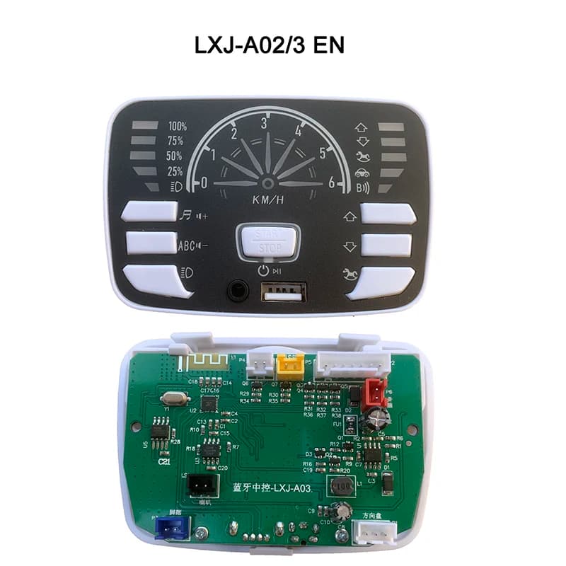 LXJ-A02 A03 ZK906 lettore multifunzionale controller per auto elettrica per bambini 12V, controller centrale per passeggino