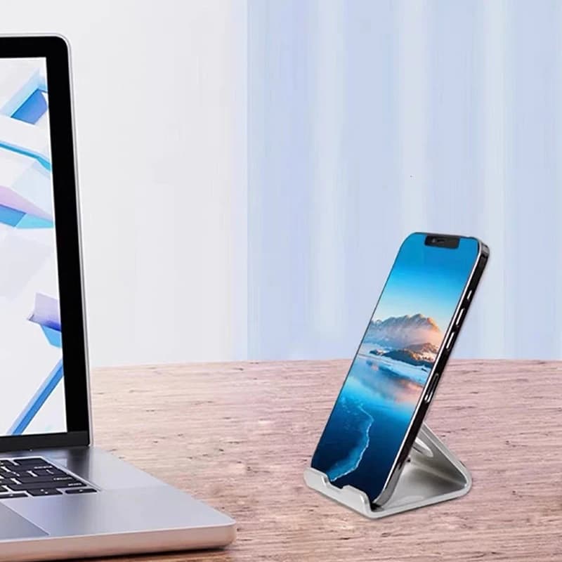 Metal Desktop Mobile Phone Stand For Smartphone 13 Inch Tablet Desk Holder Portable Storage Bracket Drop-resistant Phone Holder