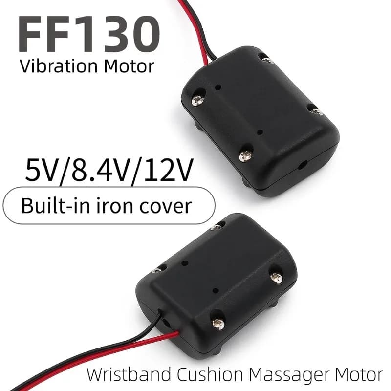Strong vibration motor FF130 5V/12V, ideal for massages, waist belt, car seat cushion, robot Arduino
