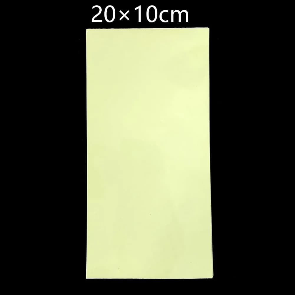 Set of 5 Luminous Bait Stickers 20x10cm for DIY Fishing Lure Tape Replacement Suitable for Freshwater Spoons and Flashers