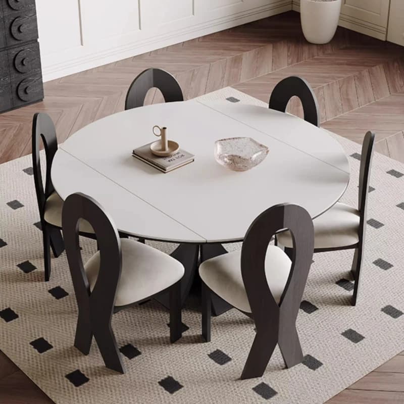 Tavolo da pranzo moderno vintage Soggiorno Gambe di design bianco Tavolo da pranzo Mobili di lusso impermeabili Muebles Para El Hogar