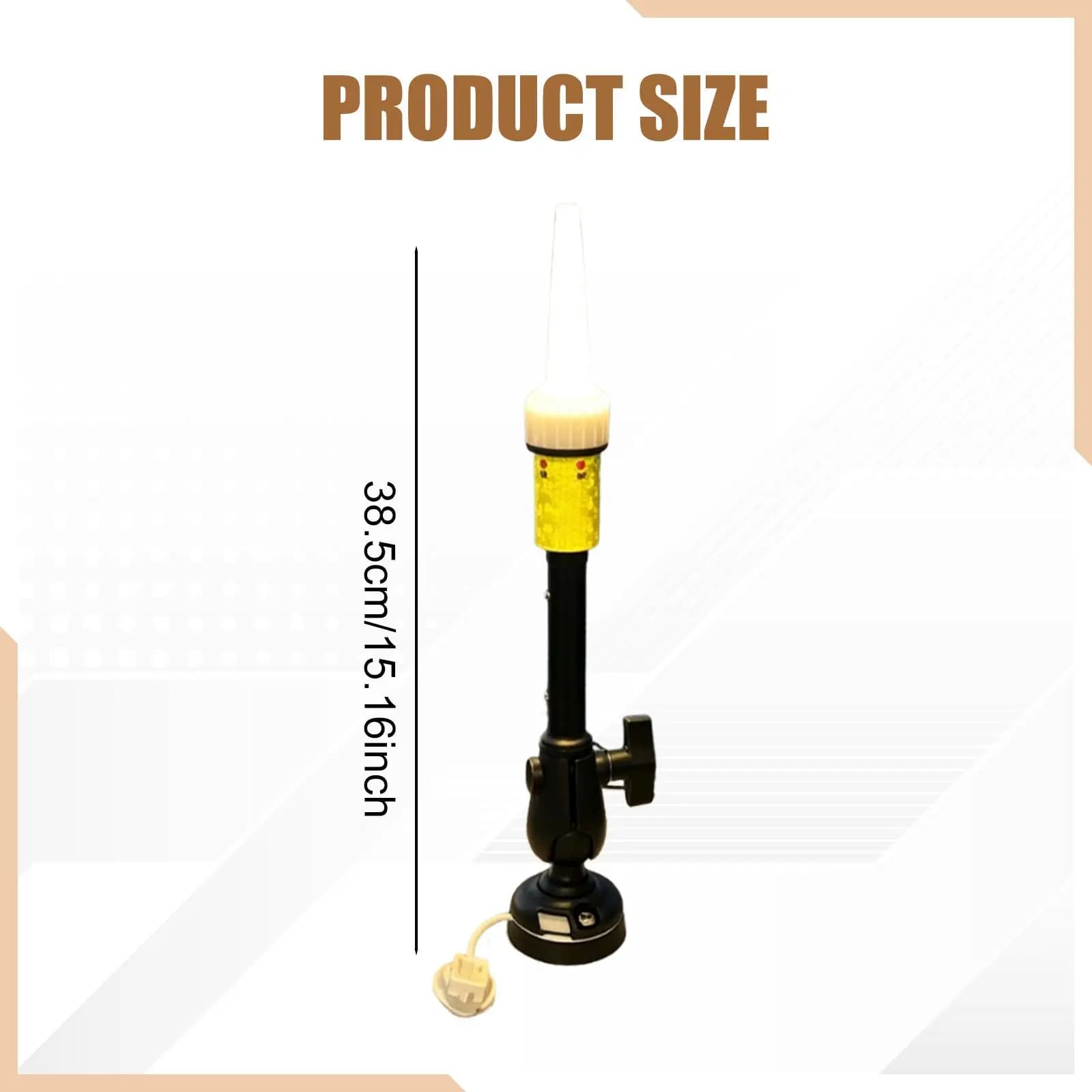 Kayak Light 360 Degrees Round Base for Canoe Paddling Lighting Night Fishing