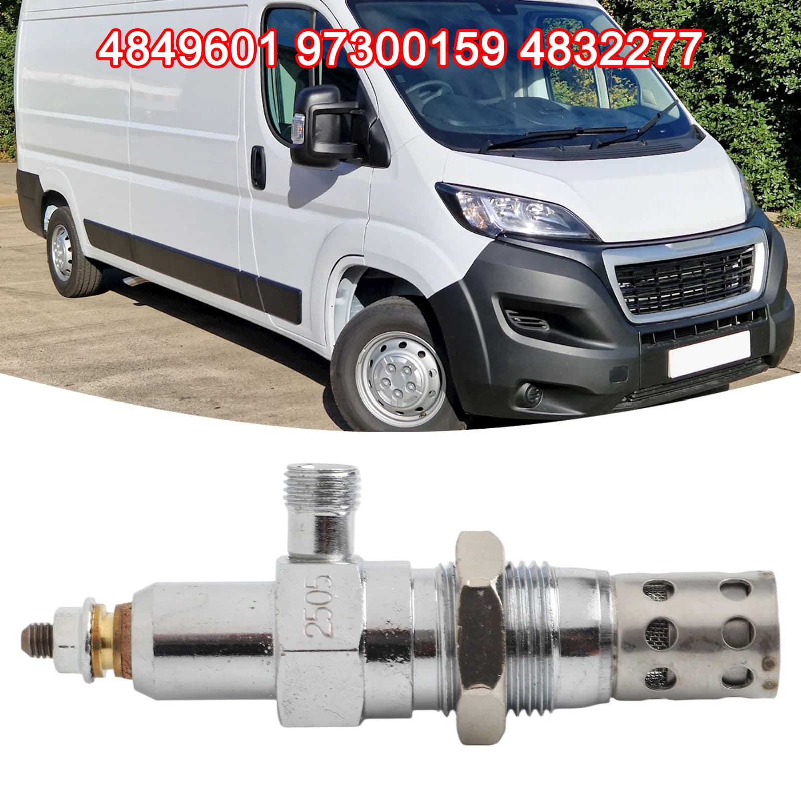 Manutenzione auto Riscaldatore diesel Avviamento Relè boxer Avviamento Argento Funzione non deformazione Pratico design in metallo