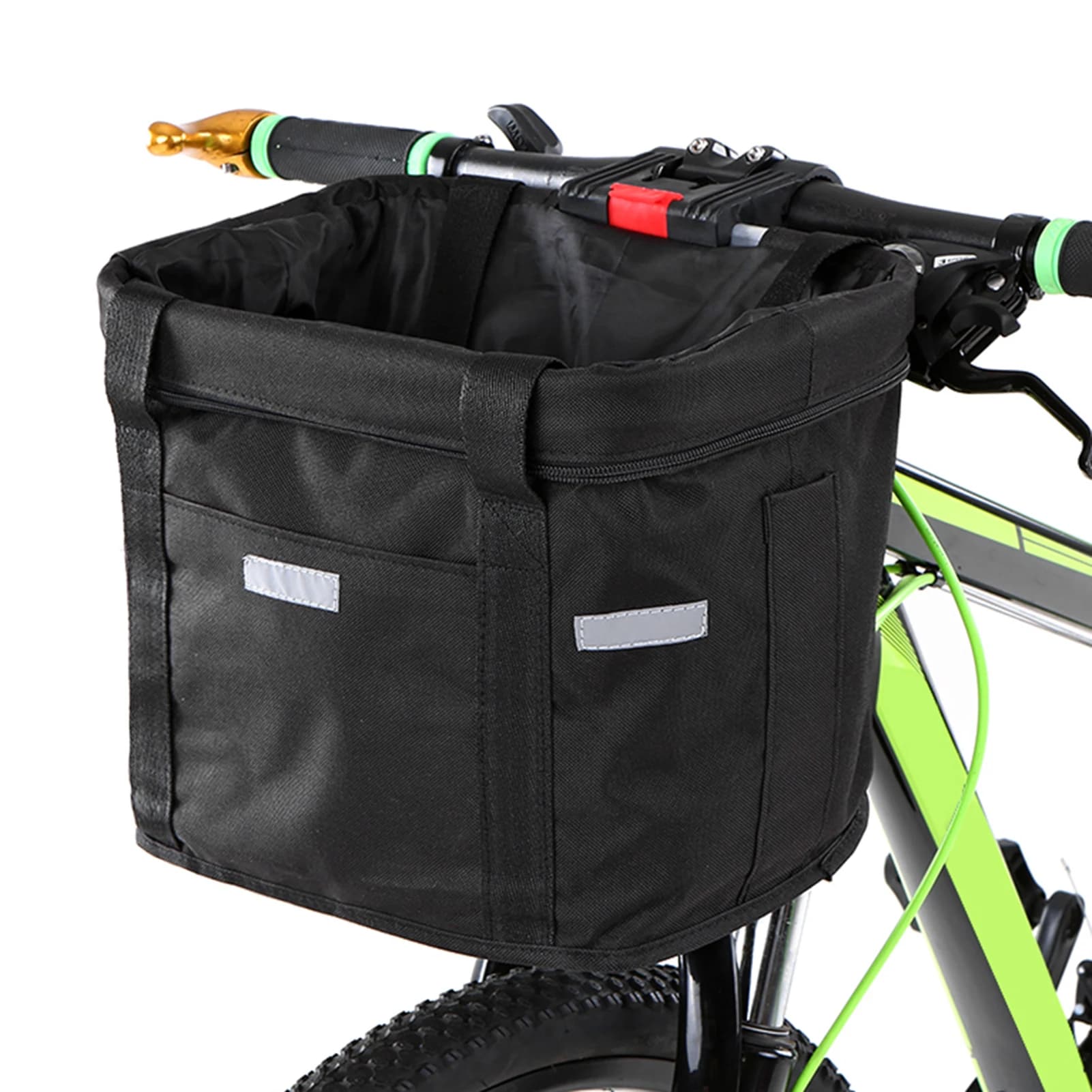 Cestino anteriore per bicicletta cestino per manubrio per bici impermeabile rimovibile borsa per telaio per animali domestici Bikepacking accessori per biciclette