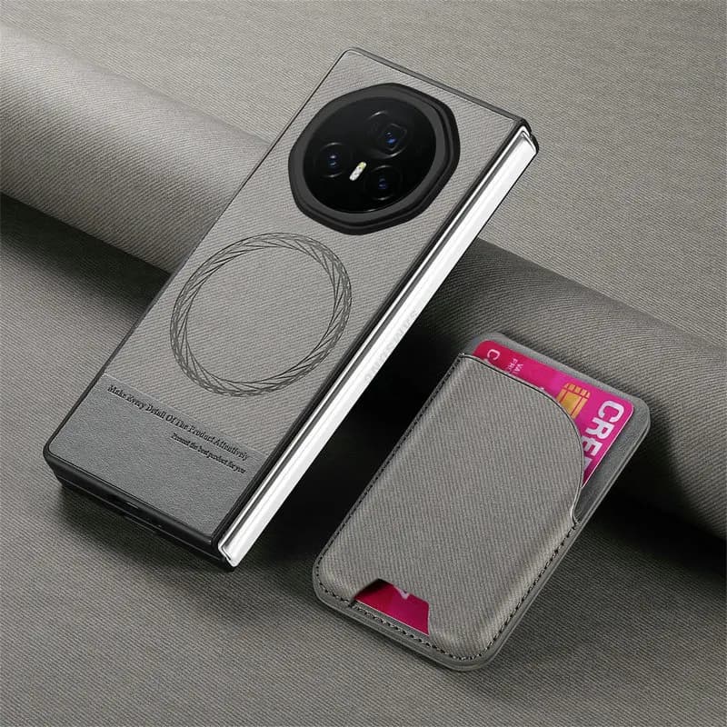 Honor Magic V5 5G 2025 Custodia di lusso Carta magnetica in pelle RFID Fonda Honor Magic V3 V 5 3 5V Staccabile 2IN1 Pieghevole Copertura del telefono