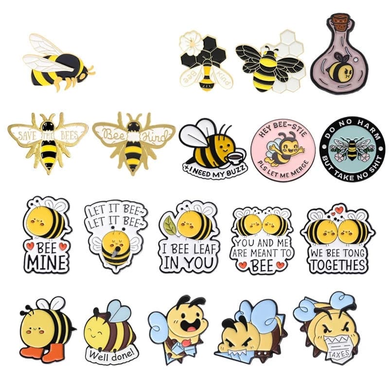 Animal Spill Cute Insect Distinctive Metal Small Gift Spills and badges for hats wholesale Spills for clothing Backpack Accessories
