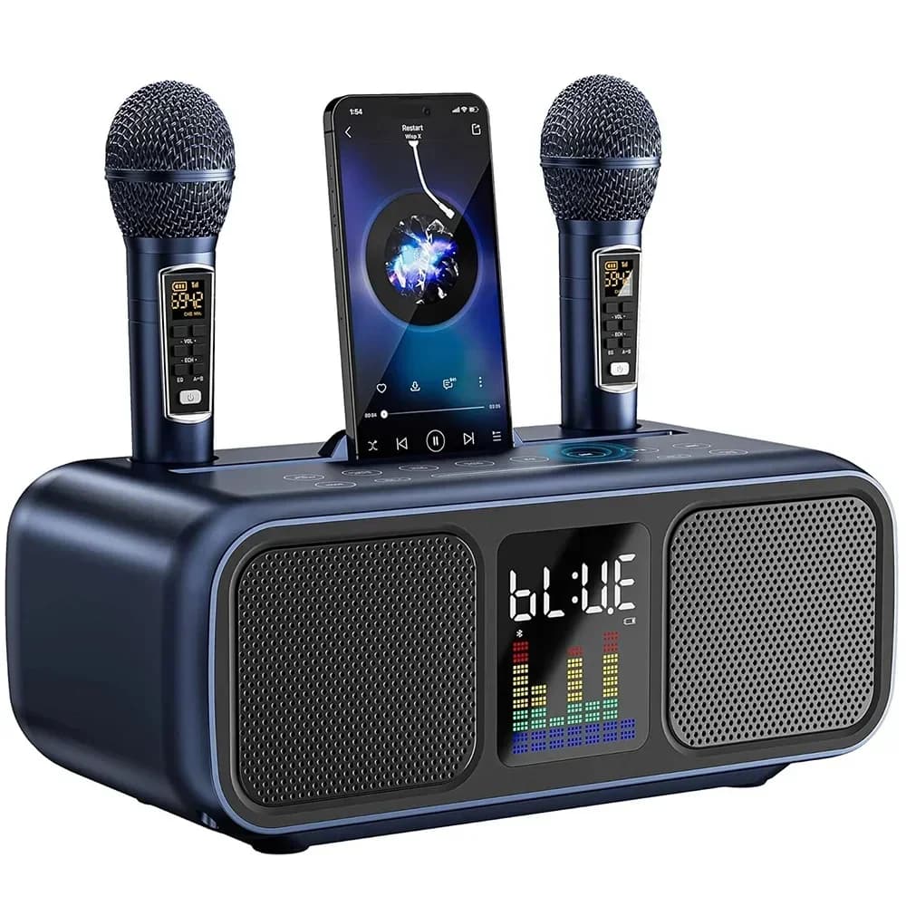 Pop Karaoke Altoparlante Bluetooth Microfono wireless Macchina all-in-one Intrattenimento portatile Subwoofer Stereo domestico professionale S