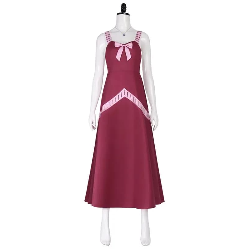 Mirajane Strauss Costumes Cosplay Red Wig Anime Fairy Tail Role Game Uniform Halloween Carnival Dresses 5'B, 8,V