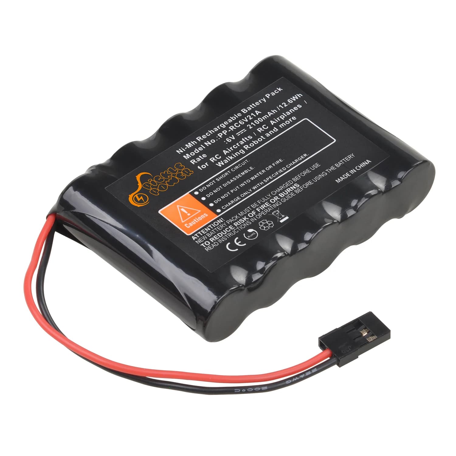 Batteria ricevitore Radio 6V per Futaba RC auto giocattolo elicotteri per aeroplani Servo Controller trasmettitore Radio con connettore Hitec