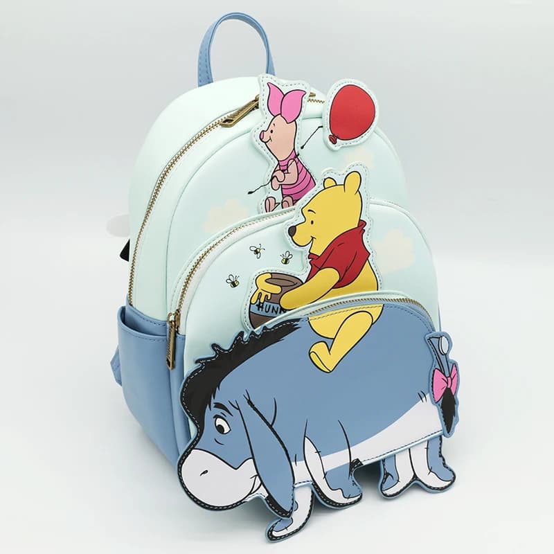 Disney Loungefly Winnie The Pooh Riding Eeyore Backpack Fashion Gift for Disney Fans and Daily Use