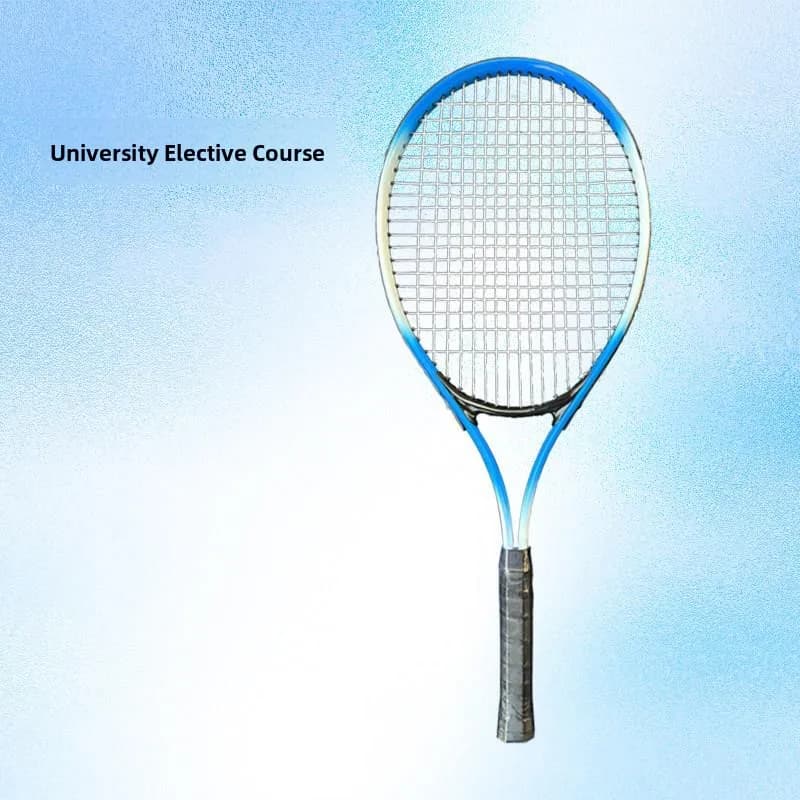 Tennis Rack for Adult Beginners 27 Poles with Corda, Ideal for University Students and Tennis Courses
