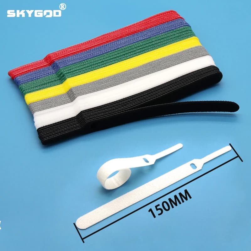 Nastro magico in nylon autoadesivo da 150 mm, cinturino per linea dati senza schienale, adesivi magici colorati, zaino in spalla, escursionisti, cintura di linea fai da te