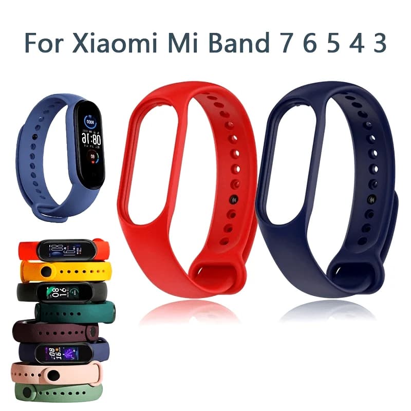 Silicone bands for Xiaomi Mi Band 7 6 Watchbands Miband6 NFC Sport High quality Replacement correa mi band 7 6 3 4 5 Watch strap