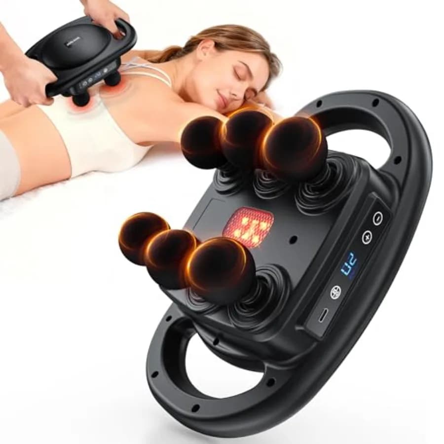 Massage gun for Deep Textiles, Muscular Massage for the Lift from Pain, Percussion Back Massage, Portable Massage Tool with Multiple Heads