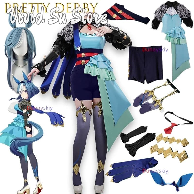 Pretty Derby Admiration Slot Cosplay Costume Cos Game Anime Party Uniform Hallowen Play Role Clothes Clothing Party Cos Kawaii