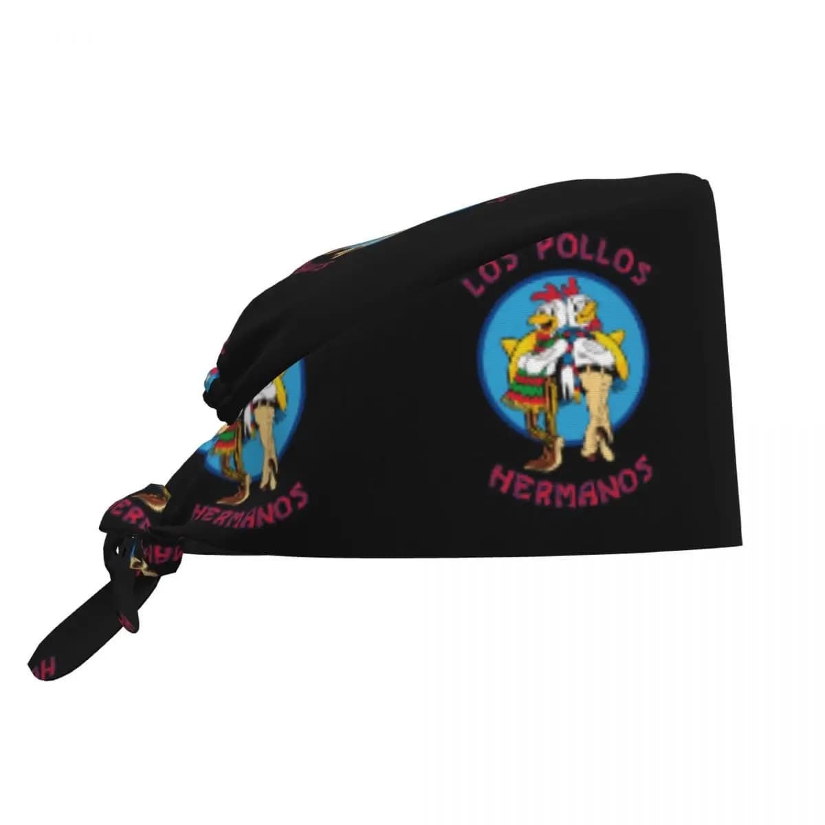 Los Pollos Hermanos Breaking Bad Breathable Scrub Hat Surgical Scrub Caps Nursing Hair Hats The Chicken Brothers Work Scrubs Hat