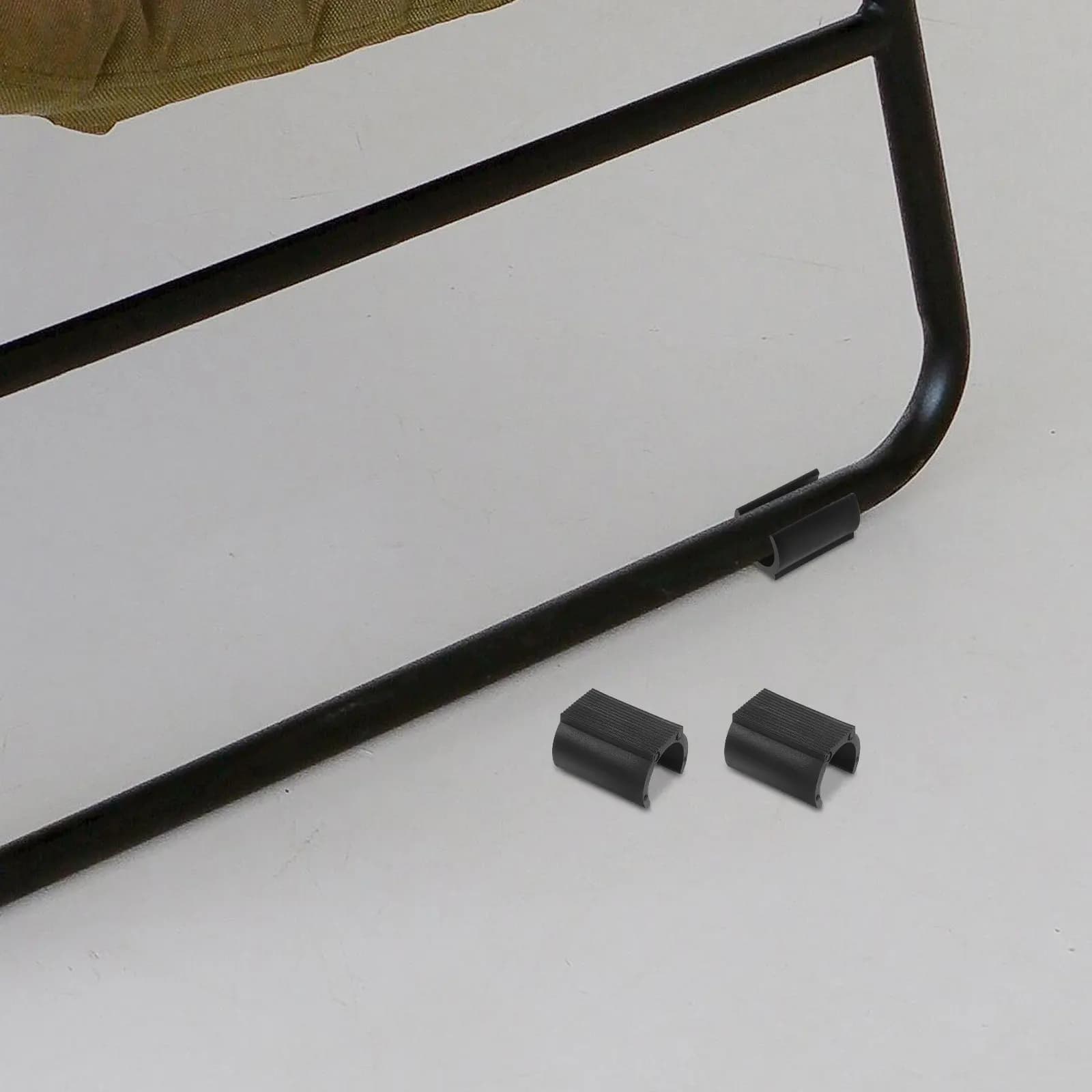 8 Pezzi Protezioni a U per Gambe di Sedie, Coperture in Plastica Antiscivolo per Pavimenti in Legno e Piastrelle, Tappi per Piedi di Sedie 25mm