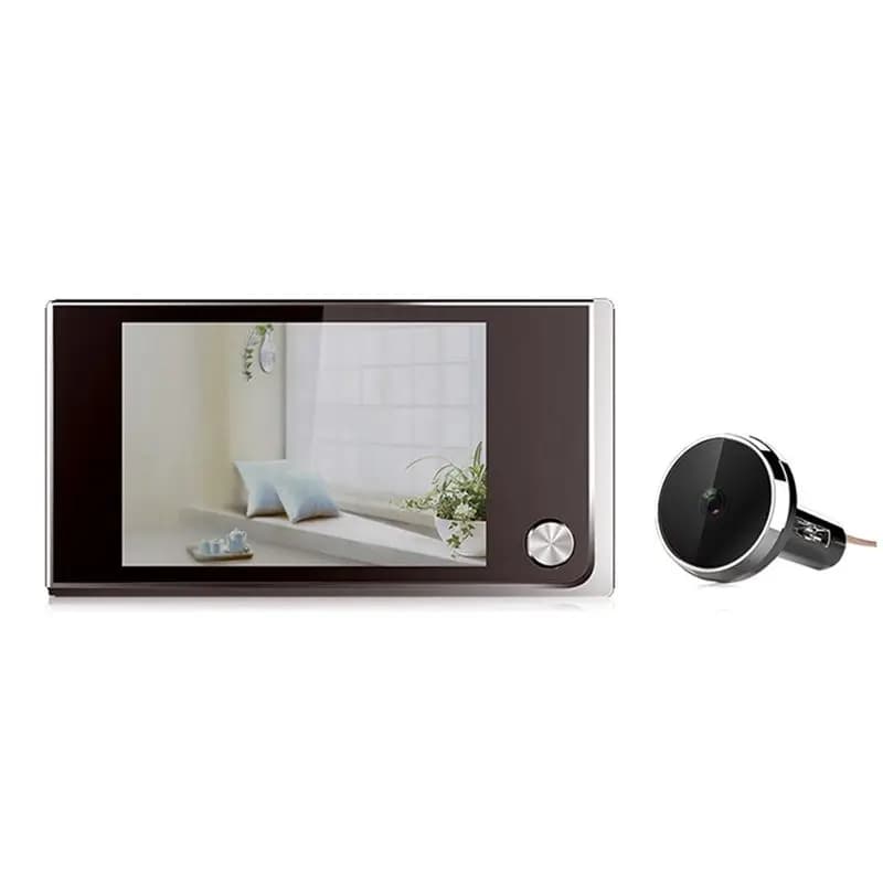 AA08-3.5In Digital Door Viewer Peephole Camera 120°Wide-Angle LCD Monitor Home Security System Fits 35-100Mm Door Thickness