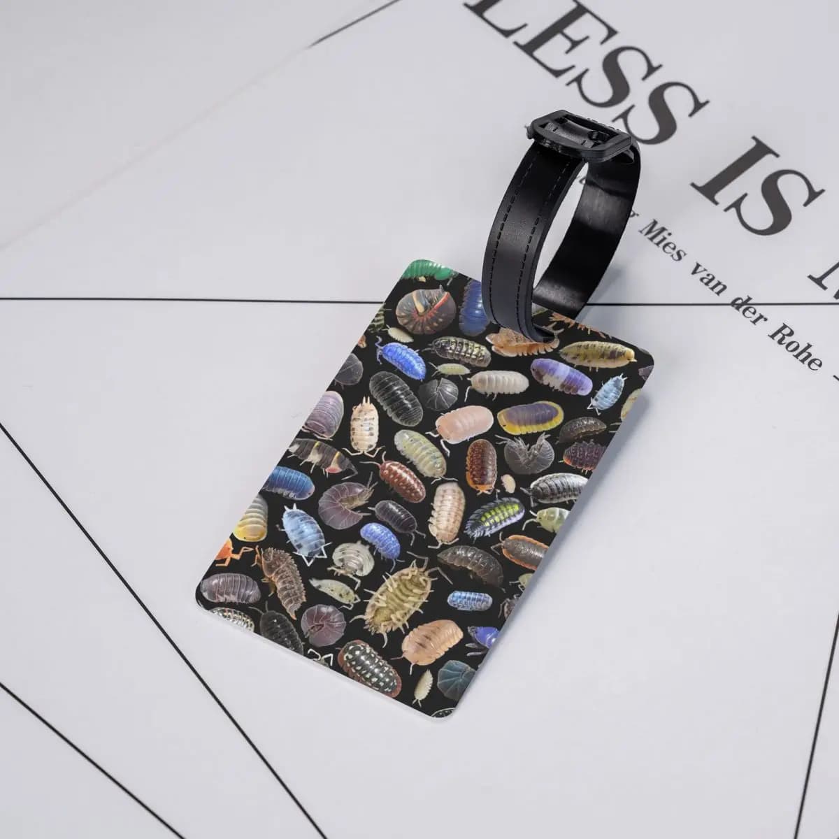 Etichette per Bagagli con Animali Isopodi, Accessori per Valigie, Targhette per Bagagli da Viaggio, Porta Etichette con Nome e Indirizzo