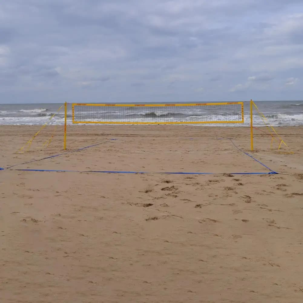 Official size beach volleyball line Beach volleyball line Durable sandy beach volleyball lines with outdoors