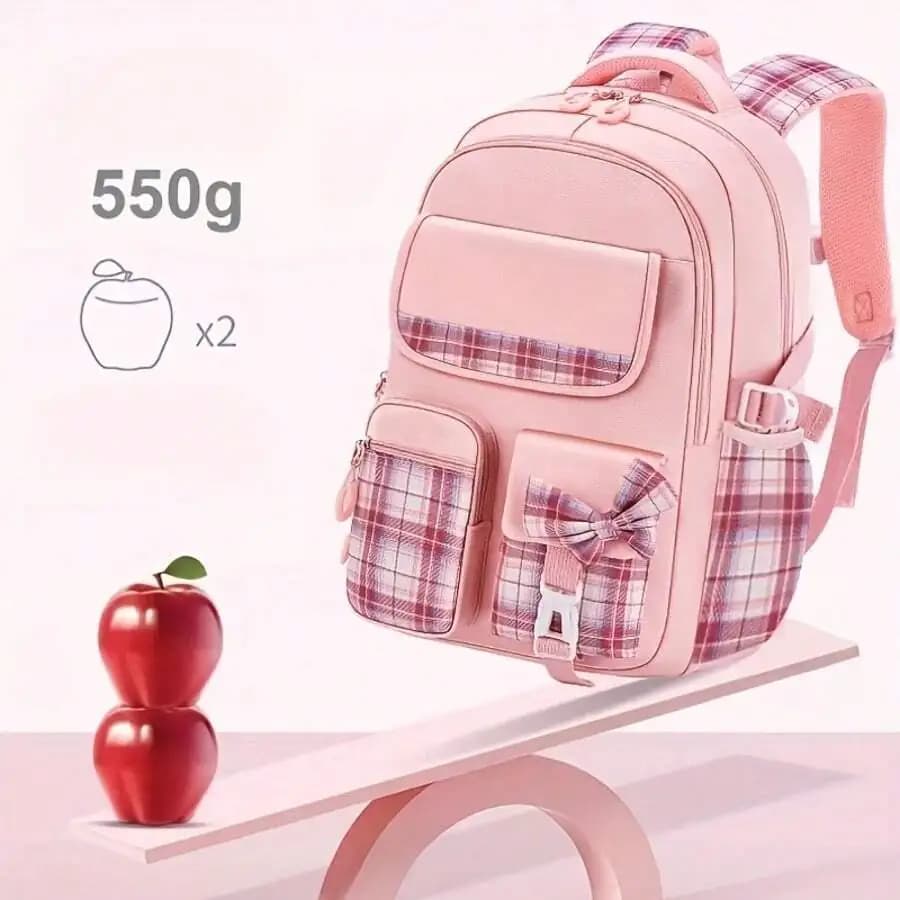 Lightweight Large Capacity Backpack With Multiple Pockets And Reflective Stripes