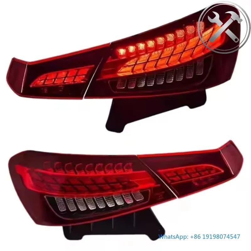 Fanali posteriori Full LED OEM per Sedan W213 2021-2022, con funzione freno, DRL e indicatori di direzione sequenziali, 6000K, impermeabili, ricambi auto