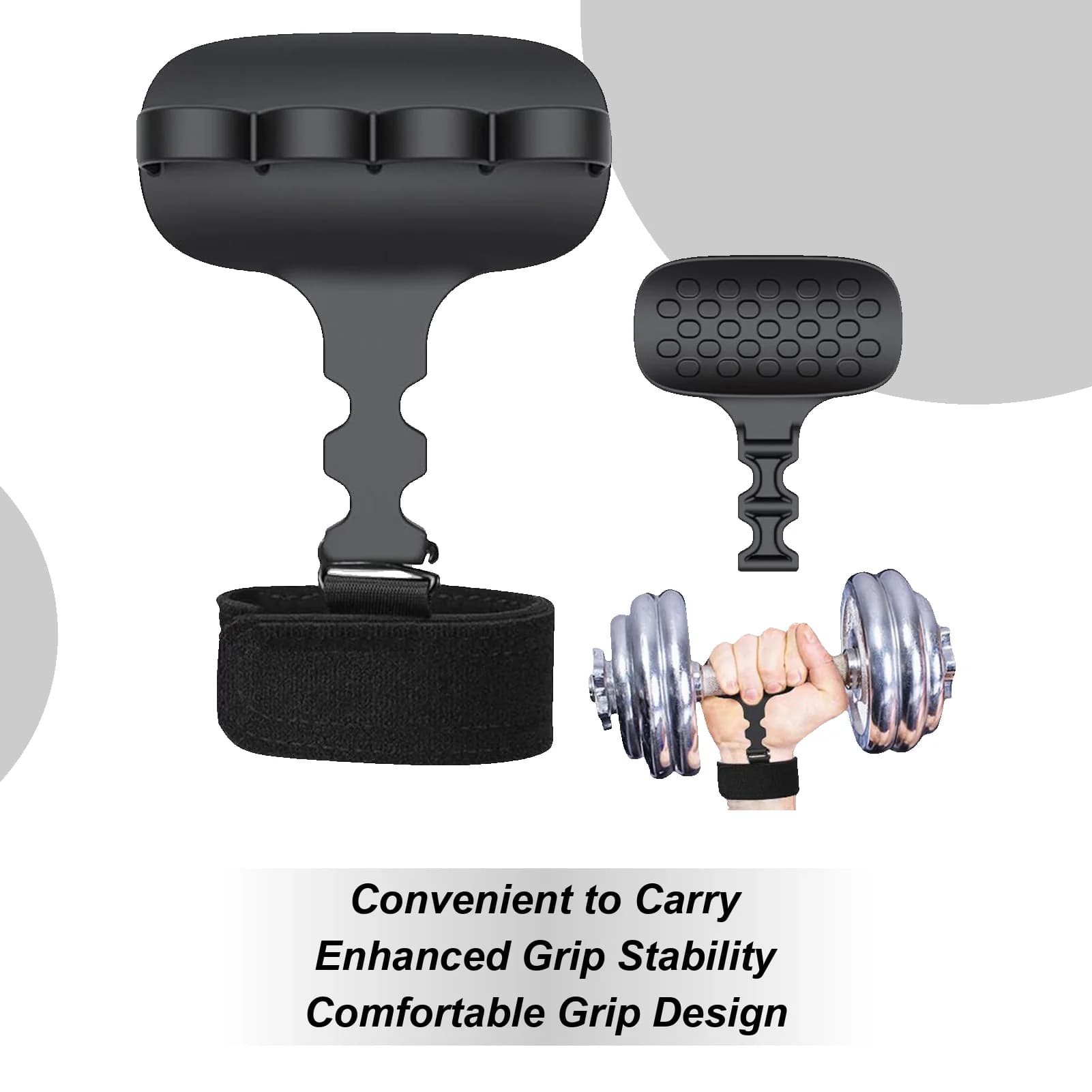1 pz Manopole di Sollevamento per Sollevamento Pesi Antiscivolo Manopole In Silicone per Bilanciere Manubri Avambraccio Rinforzo per Palestra Fitness
