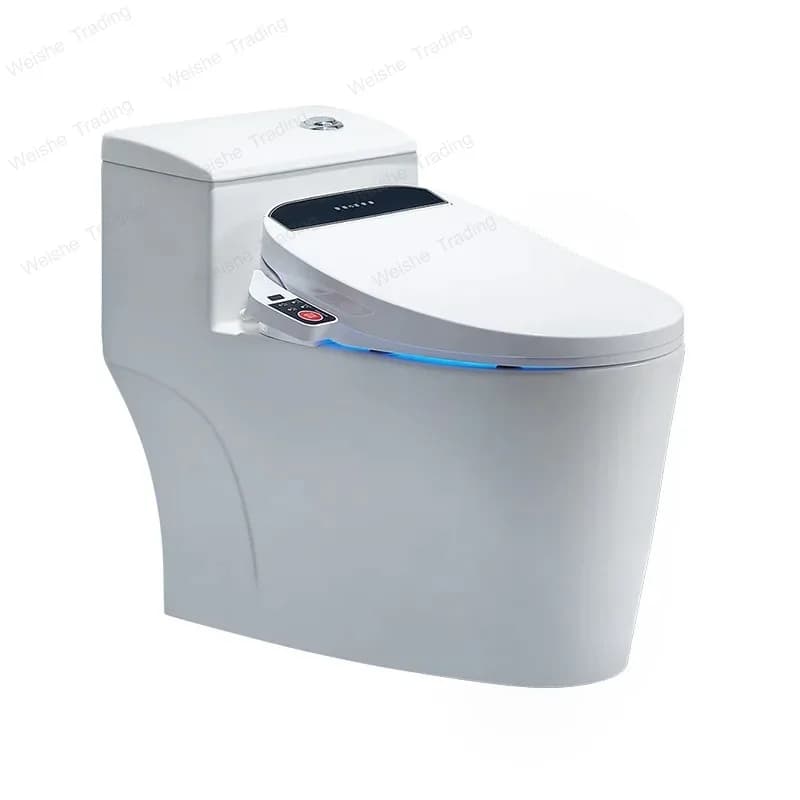 Smart Toilet Cover Plate With Remote Control Constant Temperature Instant Heating Warm Air Drying Seat Seat Ordinary Toilet Comb