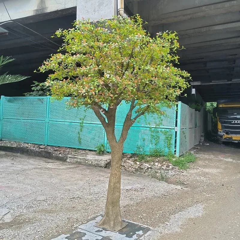 Large 3m-5m height simulated bell artificial tree Japanese wedding plant use floor fiber glass decorations for home island spring flowers