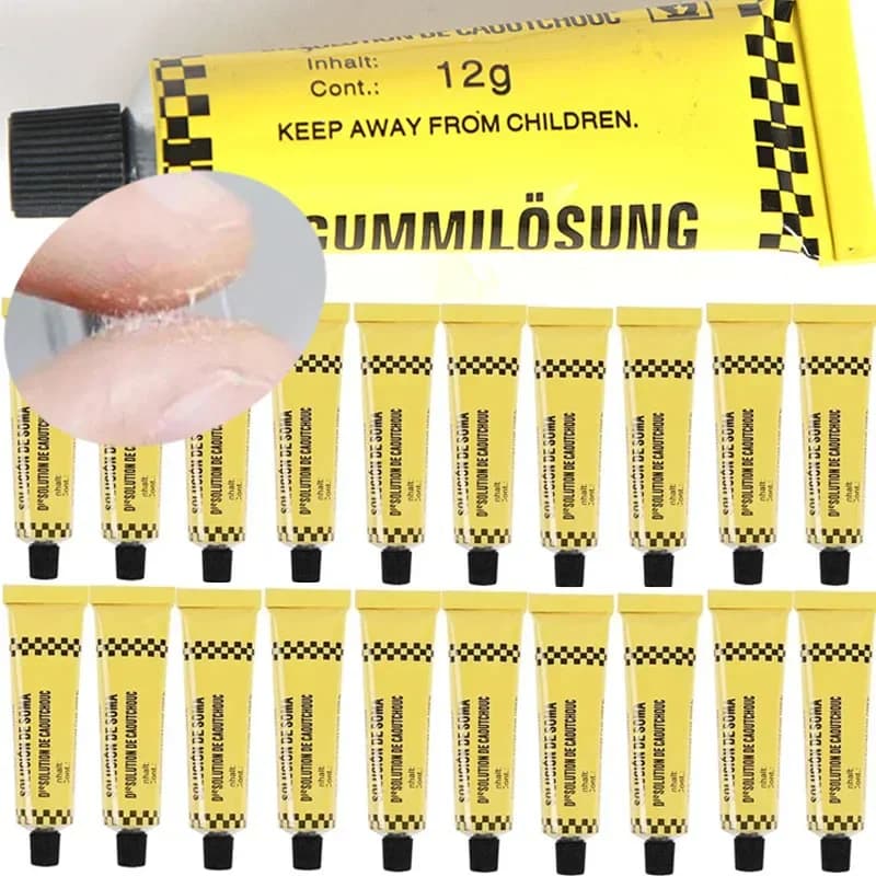 Universal Car Tire Repair Glue Inner Tube Puncture Kit Cold Patch Rubber Cement for Motorcycle Bicycle Auto