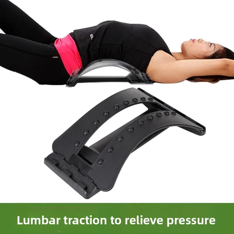 Lumbar Spine Traction Device Home Use Waist Massager Spinal Correction Back Stretching Device Waist Support Instrument