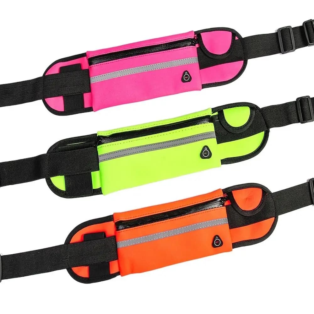 Waterproof Portable Sports Belt Bag for Phone, Running Accessories, Fitness Waist Bag