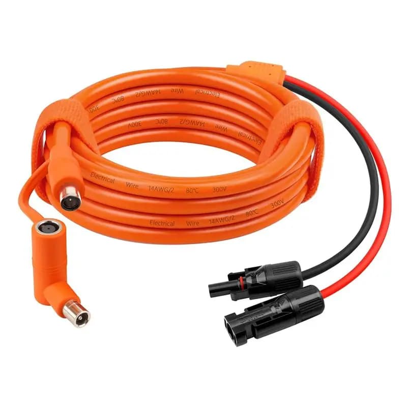 Ultimo Modello di Cavo di Prolunga Solare a DC 8mm 10FT, Cavo Solare 12AWG+14AWG con Connettore per Pannello Solare a DC7909/8020