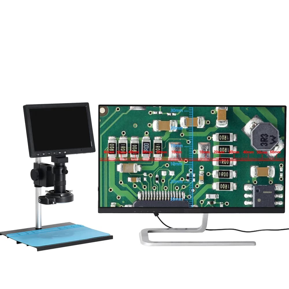 Microscopio Digitale LCD da 10.1 Pollici con Schermo, 16MP, per Insegnamento, Manutenzione e Ispezione